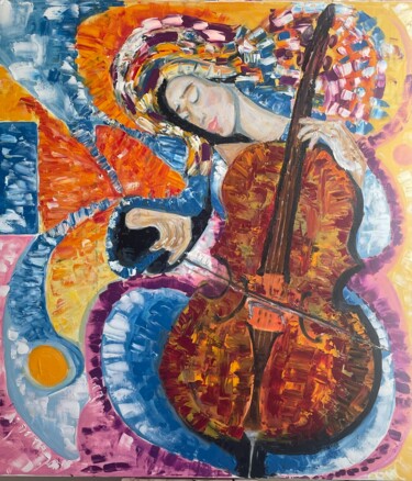 "Vibrant Harmonies: Woman and Cello"