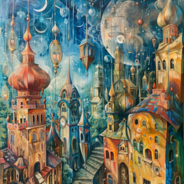 "Night Dreams of the Enchanted City."